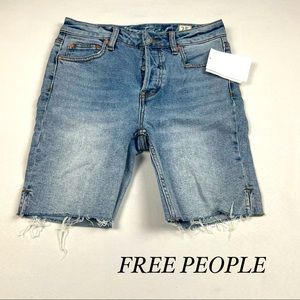 Free People Jean Shorts